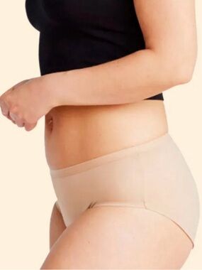 Speax by Thinx Hiphugger Leak Resistant Beige Panties Size XL